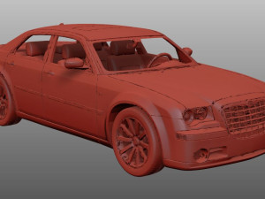 Chrysler 300C Sedan 2009 3D मॉडल