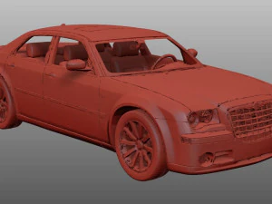 Chrysler 300C Sedan 2009 3D Model