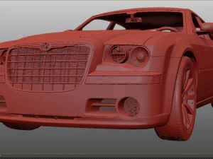 Chrysler 300C Sedan 2009 3D Model
