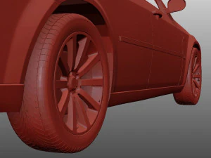 Chrysler 300C Sedan 2009 3D Model
