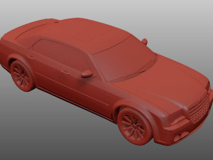 Chrysler 300C Sedan 2009 3D मॉडल