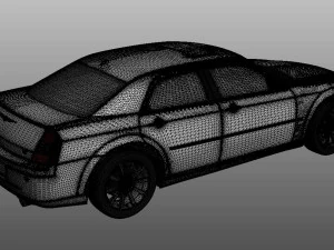 Chrysler 300C Sedan 2009 3D Model
