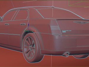 Chrysler 300C Sedan 2009 3D मॉडल