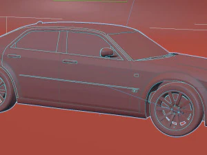 Chrysler 300C Sedan 2009 3D Model