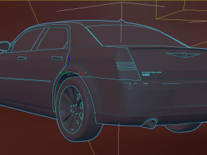 Chrysler 300C Sedan 2009 3D मॉडल