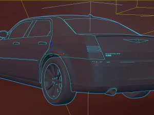 Chrysler 300C Sedan 2009 3D Model