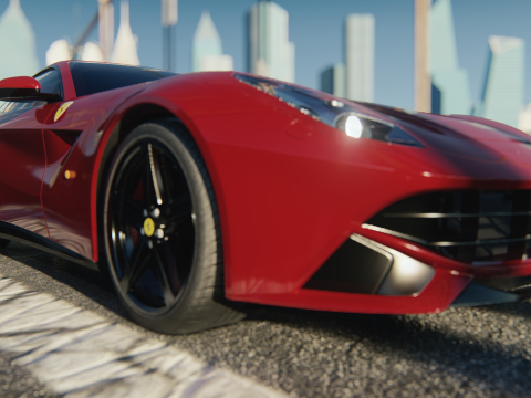 Ferrari F12 Berlinetta 2017 3Dモデル