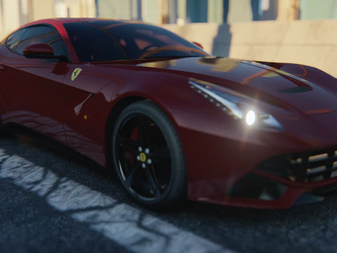 Ferrari F12 Berlinetta 2017 3D Model