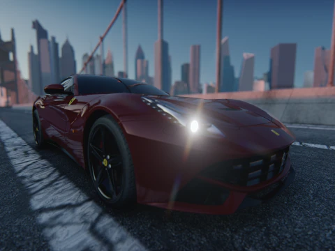 Ferrari F12 Berlinetta 2017 3D Model