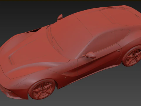 Ferrari F12 Berlinetta 2017 3D Model