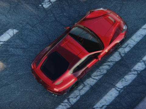 Ferrari F12 Berlinetta 2017 3D Model