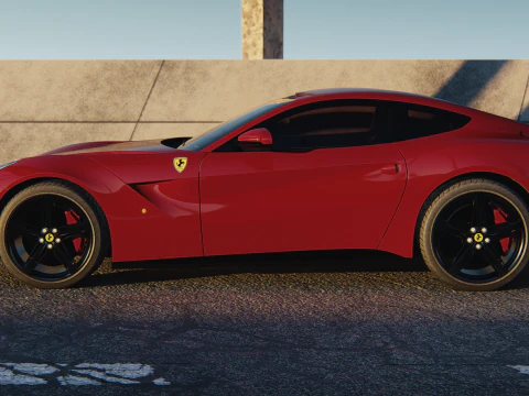 Ferrari F12 Berlinetta 2017 3D Model