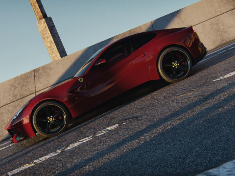 Ferrari F12 Berlinetta 2017 3D Model