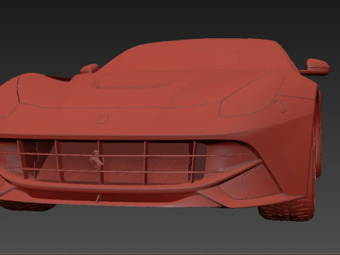 Ferrari F12 Berlinetta 2017 3D Model