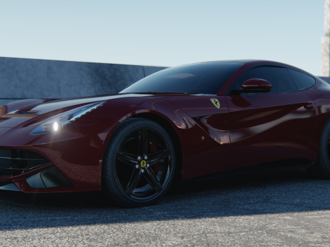 Ferrari F12 Berlinetta 2017 3D 모델