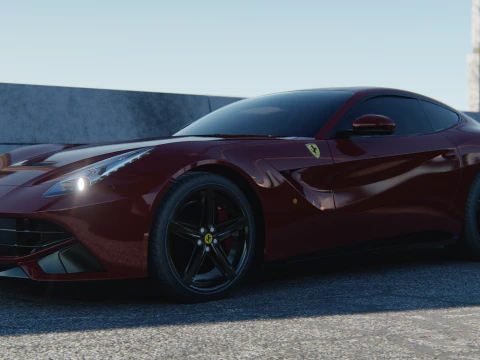 Ferrari F12 Berlinetta 2017 3D Model