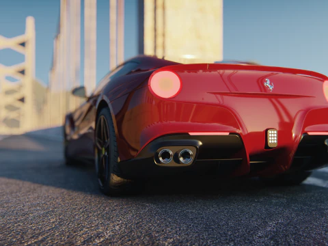 Ferrari F12 Berlinetta 2017 3D Model