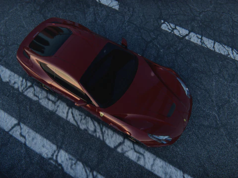 Ferrari F12 Berlinetta 2017 3D Model