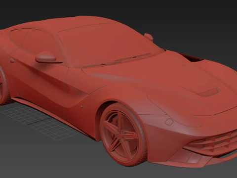 Ferrari F12 Berlinetta 2017 3D Model