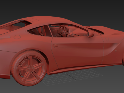 Ferrari F12 Berlinetta 2017 3D 모델