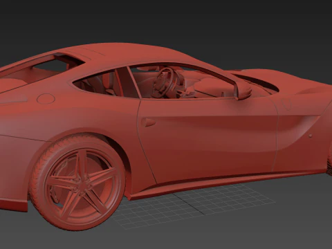 Ferrari F12 Berlinetta 2017 3D Model