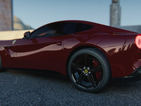 Ferrari F12 Berlinetta 2017 3D Model