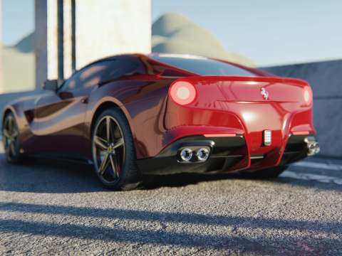 Ferrari F12 Berlinetta 2017 3D 모델