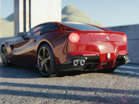 Ferrari F12 Berlinetta 2017 3D Model