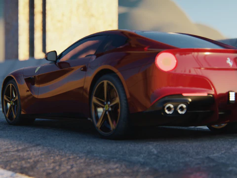 Ferrari F12 Berlinetta 2017 3D Model