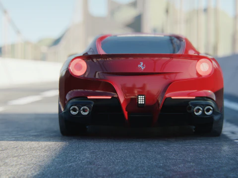 Ferrari F12 Berlinetta 2017 3D Model