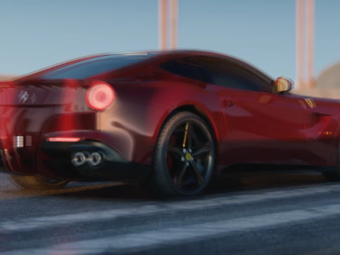 Ferrari F12 Berlinetta 2017 3D Model