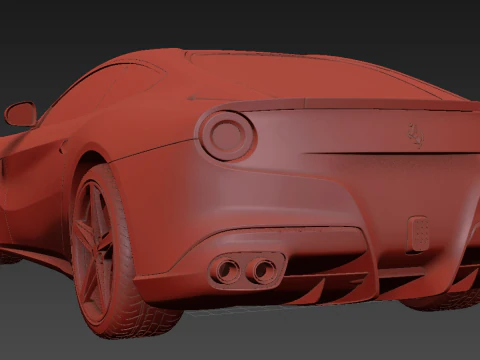 Ferrari F12 Berlinetta 2017 3D Model