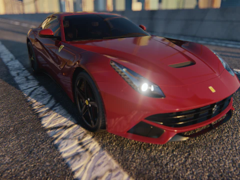 Ferrari F12 Berlinetta 2017 3D Model