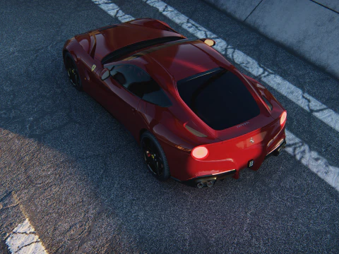 Ferrari F12 Berlinetta 2017 3D Model