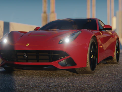 Ferrari F12 Berlinetta 2017 3D Model