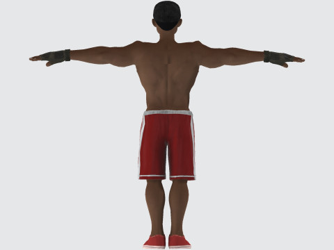 3D Character Model Low Poly Casual Male Game Ready Low-poly 3D 모델