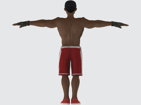 3D Character Model Low Poly Casual Male Game Ready Low-poly 3D Model