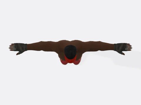 3D Character Model Low Poly Casual Male Game Ready Low-poly 3D Model