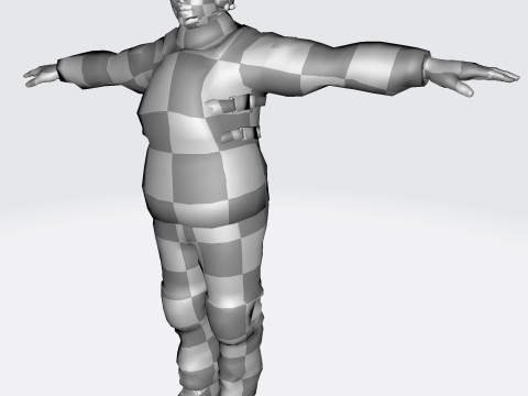 3D Character Model Low Poly Soldier Game Ready Low-poly 3D Модель