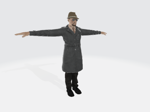 3D Character Model Urban Male with Jacket Game Ready 3Dモデル