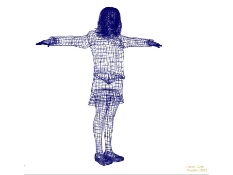 Rigged Animated Zombie Woman 3D Character 3D 模型