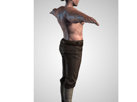 Male Character Bundle Rigged Animated s Low-poly 3D Модель