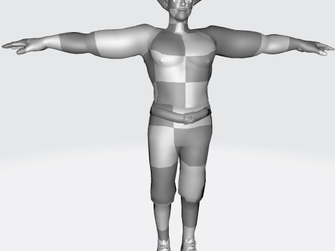 Male Character Bundle Rigged Animated s Low-poly 3D Модель