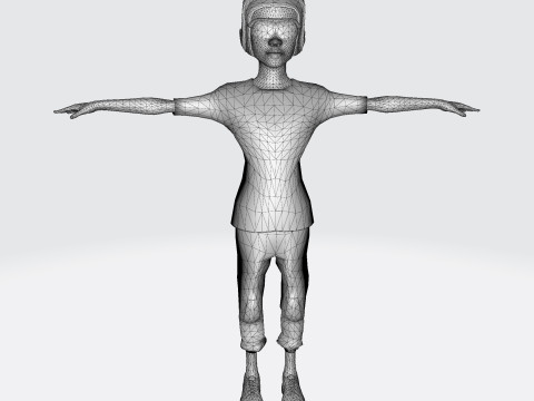 Game-Ready Rigged Animated 3D Character Casual Urban Male Unity Unreal Compatible Modelo 3D