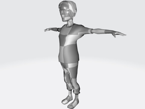 Game-Ready Rigged Animated 3D Character Casual Urban Male Unity Unreal Compatible Modelo 3D
