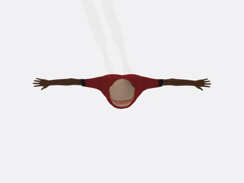 Game-Ready Rigged Animated 3D Character Casual Urban Male Unity Unreal Compatible 3D Model