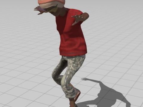 Game-Ready Rigged Animated 3D Character Casual Urban Male Unity Unreal Compatible Modelo 3D