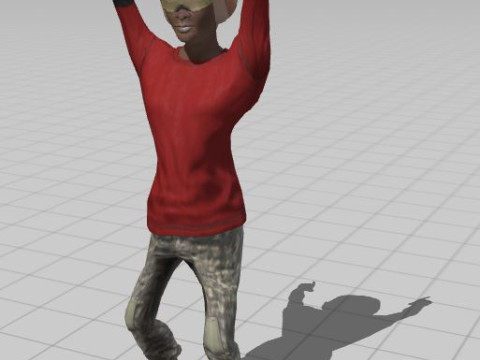 Game-Ready Rigged Animated 3D Character Casual Urban Male Unity Unreal Compatible Modelo 3D