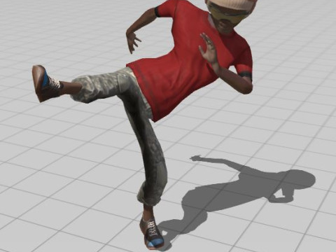 Game-Ready Rigged Animated 3D Character Casual Urban Male Unity Unreal Compatible Modelo 3D