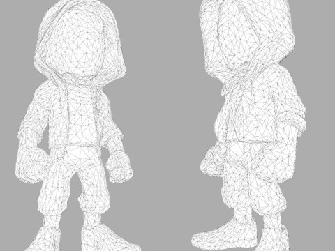 Spiderman Kid Stylized 3D Figurine Model for Print 3D print model Model Cetak 3D